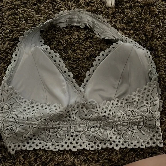 Lace Halter Bralette - Picture 2 of 2